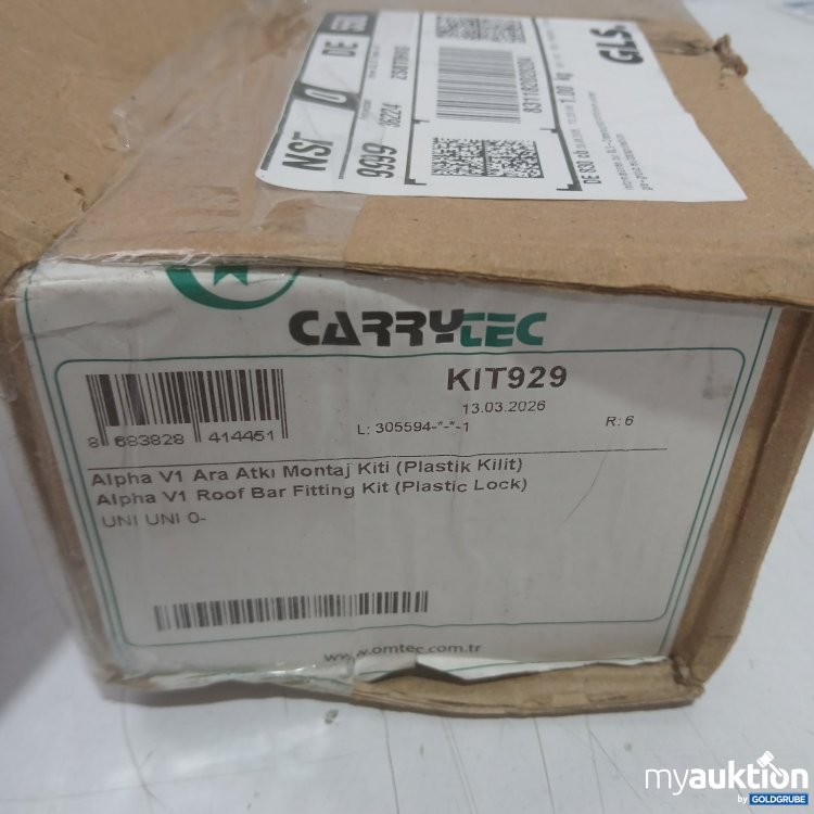 Artikel Nr. 445496: Carrytec Alpha V1 Roof Bar Fitting Kit KIT929