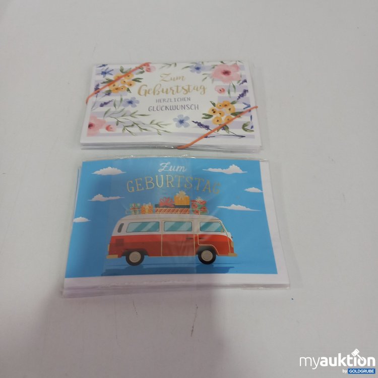 Artikel Nr. 821496 Artikel Nr. 821496: 2x Mini Bilets Geburtstagswünsche je 6 Stk.12.5x9cm