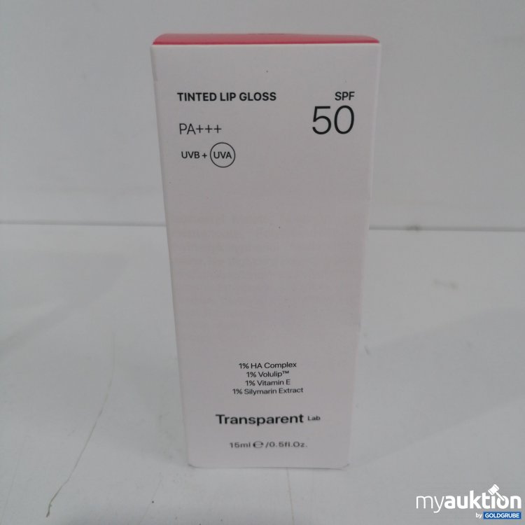 Artikel Nr. 833496 Artikel Nr. 833496: Transparent Lab SPF 50 Tinted Lip Gloss 15ml