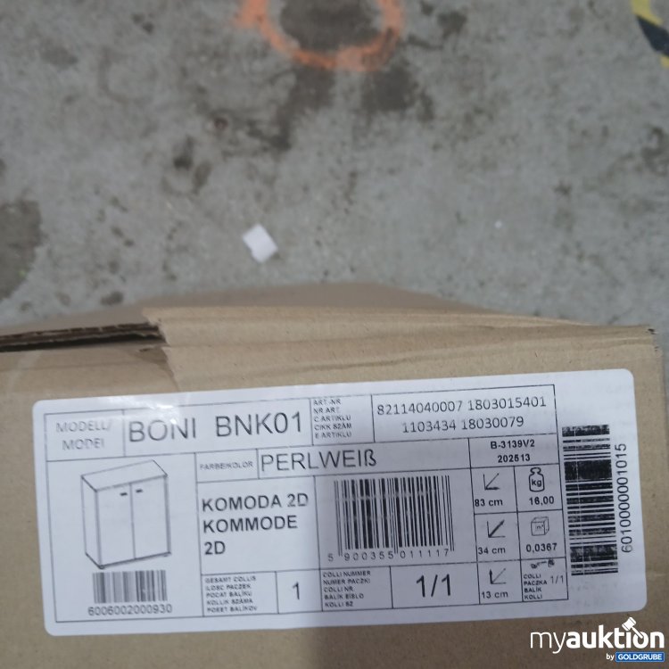 Artikel Nr. 855496 Artikel Nr. 855496: Boni Kommode Perlweiß BNK01