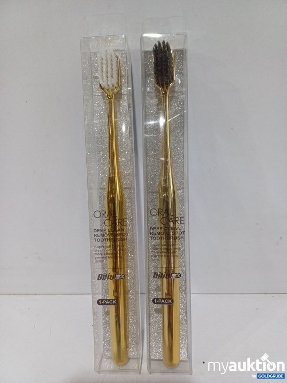 Artikel Nr. 877496 Artikel Nr. 877496: Zahnbürsten, Goldoptik 2 Stk.