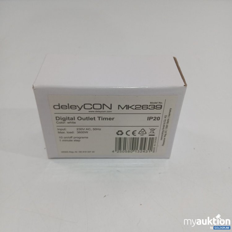 Artikel Nr. 906496 Artikel Nr. 906496: DeleyCon Digital Outlet Timer MK2639