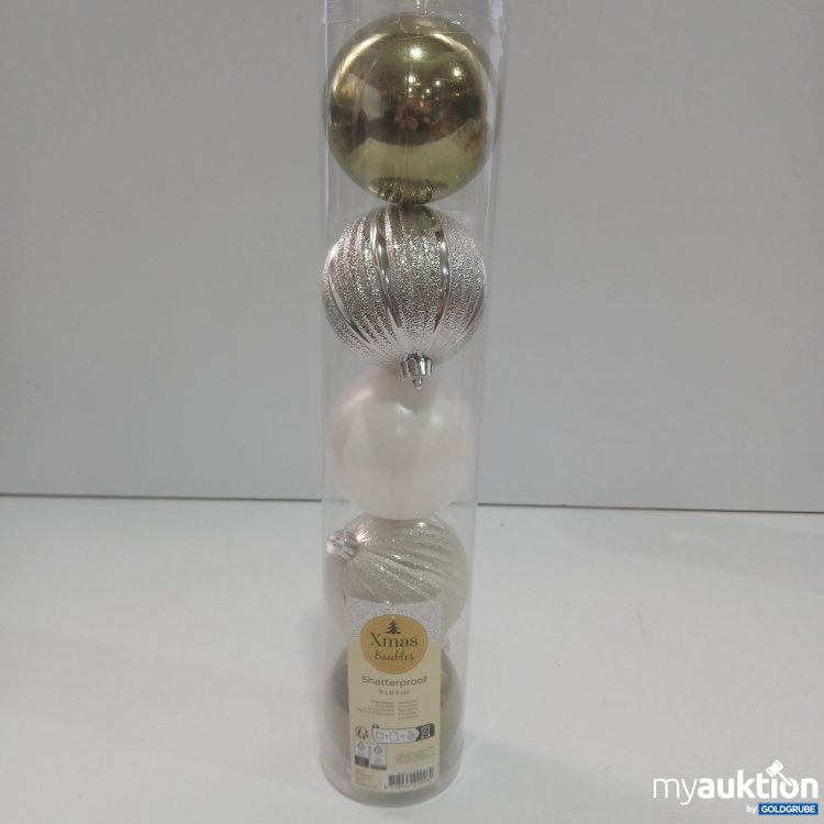 Artikel Nr. 912496 Artikel Nr. 912496: Xmas Baubles Weihnachtskugeln 5 Stück