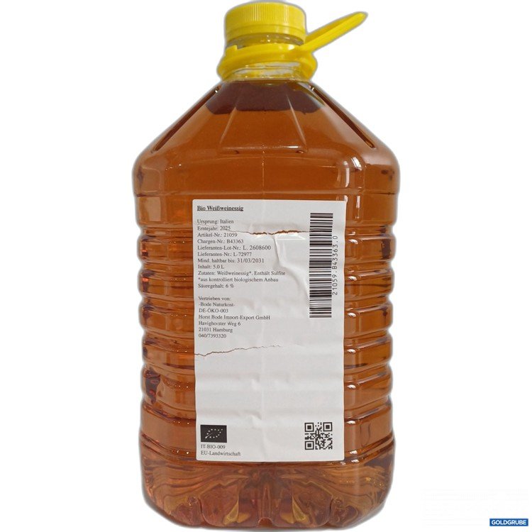 Artikel Nr. 983496: Bio-Weißweinessig, 5L