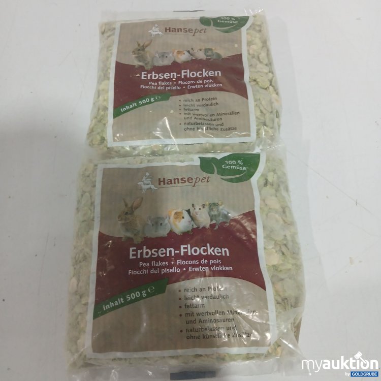 Artikel Nr. 890497: Hansepet Erbsen-Flocken 2 mal 500g
