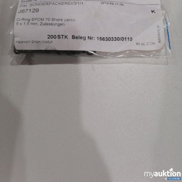 Artikel Nr. 355498 Artikel Nr. 355498: O-Ring EPDM