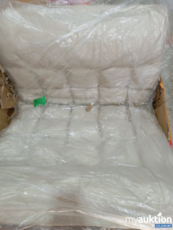 Artikel Nr. 464498: Schaukelstuhl Metall mit Polsterauflage beige