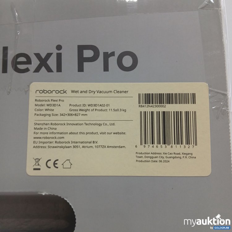 Artikel Nr. 813498 Artikel Nr. 813498: Roborock Flexi Pro WD3D1A