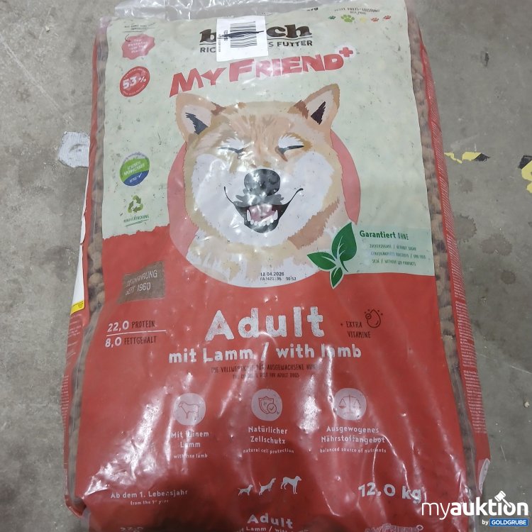 Artikel Nr. 816498: My Friend Adult Hundefutter Lamm 12kg