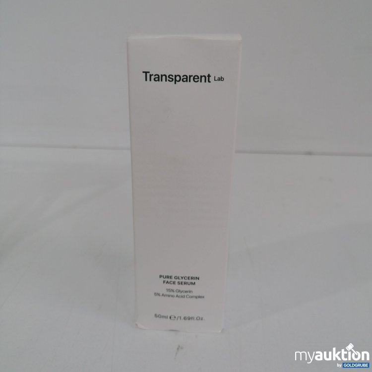 Artikel Nr. 833498 Artikel Nr. 833498: Transparent Lab Pure Glycerin Face Serum 50ml