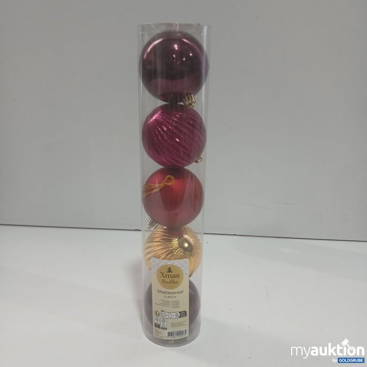 Artikel Nr. 912498 Artikel Nr. 912498: Xmas Baubles Weihnachtskugeln 5 Stück
