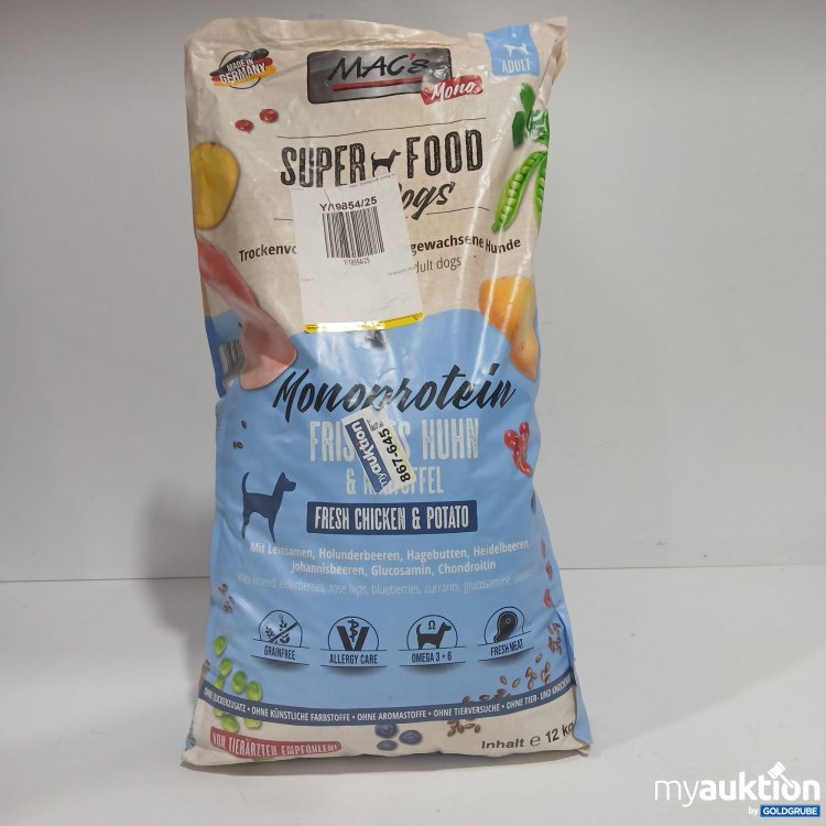 Artikel Nr. 914498: Macs Super Food Adult Hundefutter Huhn & Kartoffel 12kg 