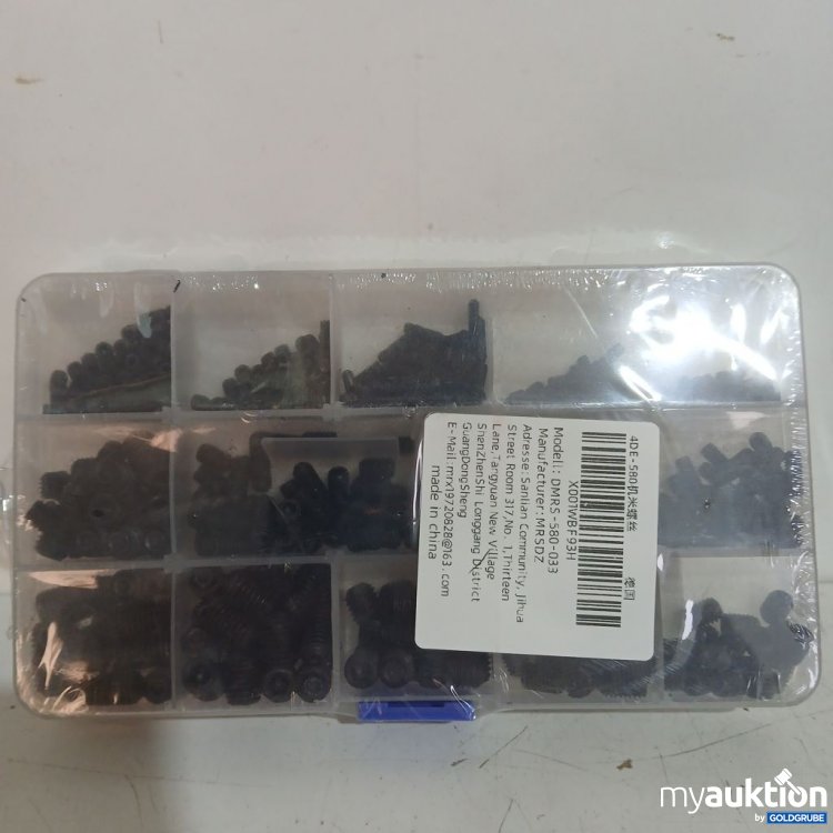 Artikel Nr. 934498 Artikel Nr. 934498: 916 Carbon Steel Machine Metric Screw Set 580 PCS