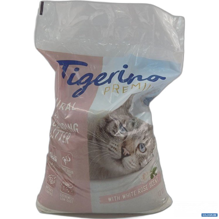 Artikel Nr. 973498: Tigerino Premium Katzenstreu mit weißem Rosenduft 12 kg
