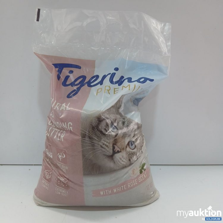 Artikel Nr. 973498: Tigerino Premium Katzenstreu mit weißem Rosenduft 12 kg