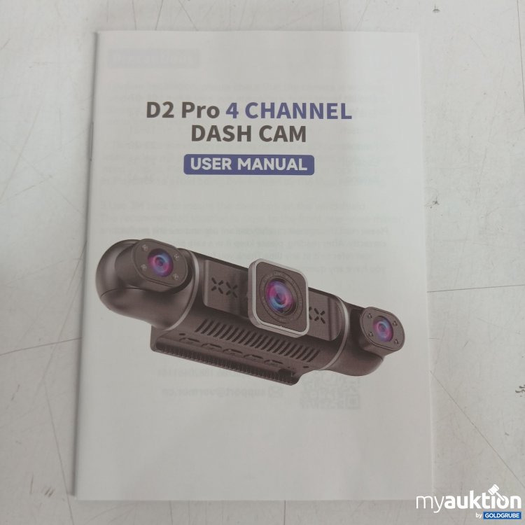 Artikel Nr. 984498 Artikel Nr. 984498: HD Car DVR D2 Pro 4 Channel Dashcam