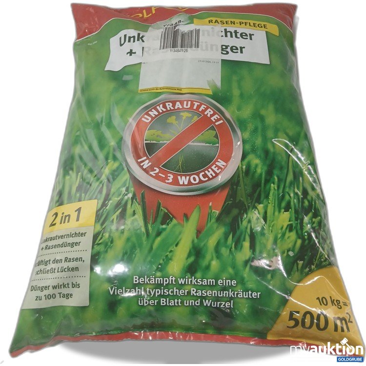 Artikel Nr. 993498: Wolfgarten Unkrautvernichter + Rasendünger 10kg