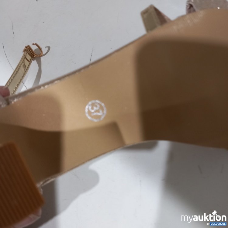 Artikel Nr. 467499 Artikel Nr. 467499: Damenschuhe Sandaletten Beige Glitzer