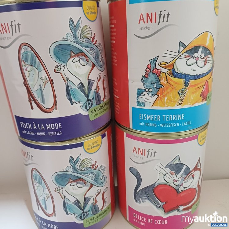Artikel Nr. 471499: ANIfit Katzenfutter diverse Sorten 4 x 810g