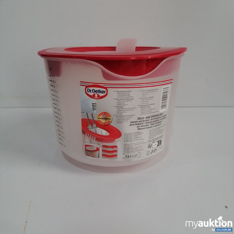 Artikel Nr. 850499: Dr. Oetker Mess und Rührbecher