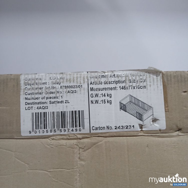 Artikel Nr. 855499 Artikel Nr. 855499: XxxLutz Baby Bett 87980023/01 146x77x10cm