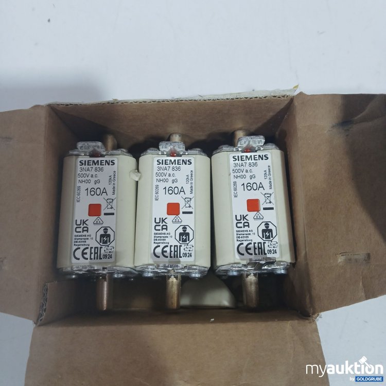 Artikel Nr. 870499 Artikel Nr. 870499: Siemens 3NA7 836 Sicherungseinsatz x3