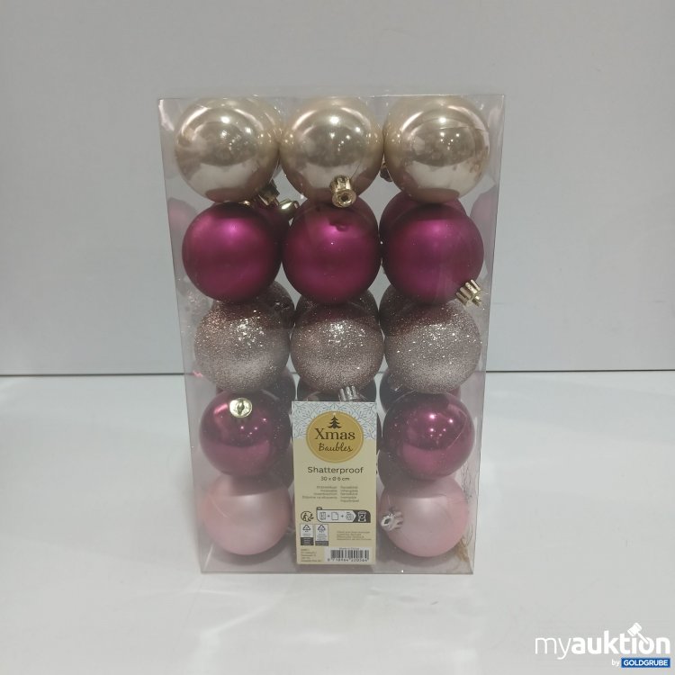 Artikel Nr. 912499 Artikel Nr. 912499: Xmas Baubles Weihnachtskugeln 30 Stück