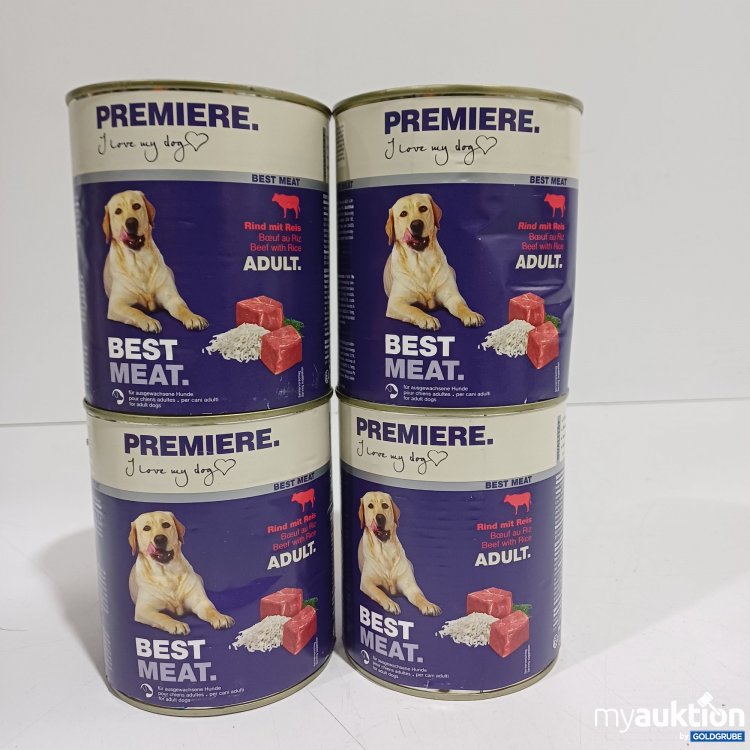 Artikel Nr. 962499 Artikel Nr. 962499: Premiere Adult Hundefutter Rind mit Reis je 800g
