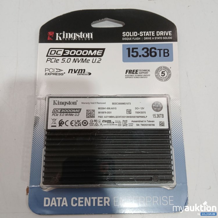 Artikel Nr. 443500: Kingston Solid-State-Drive 15.36TB 
