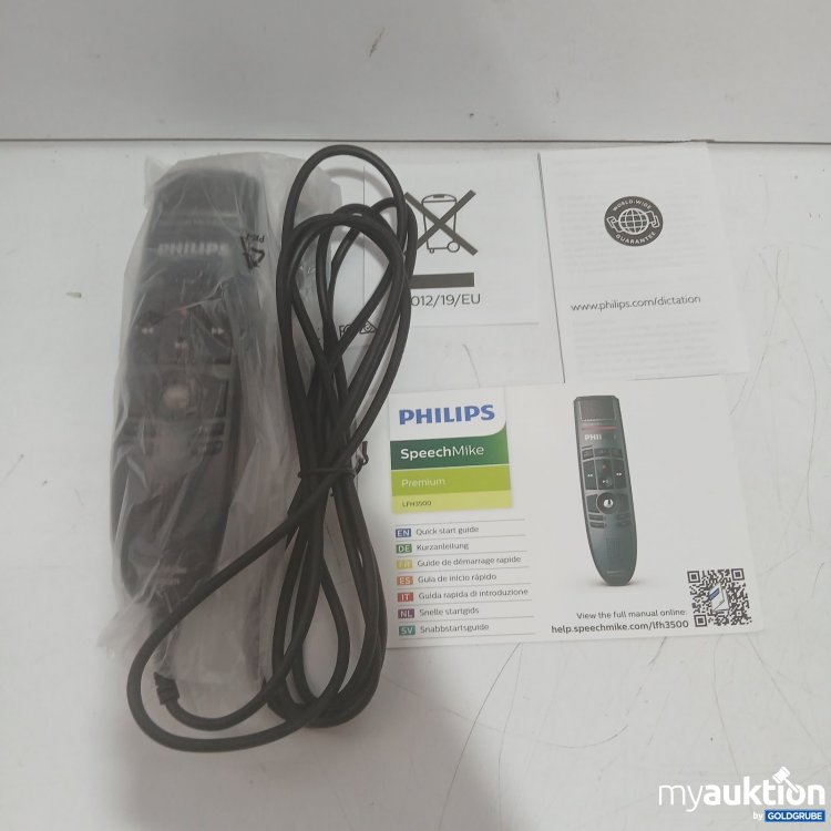 Artikel Nr. 445500 Artikel Nr. 445500: Philips SpeechMike Premium LFH3500 Diktiermikrofon
Art.Nr LFH35008371043