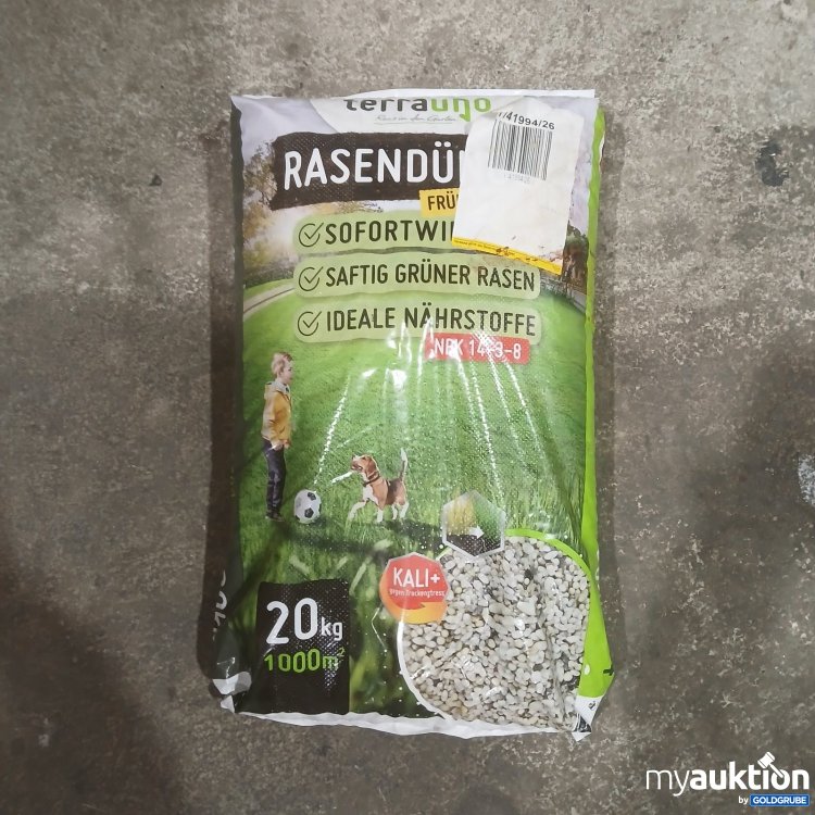 Artikel Nr. 465500 Artikel Nr. 465500: terrauno Rasendünger Frühling-Sommer 20 kg