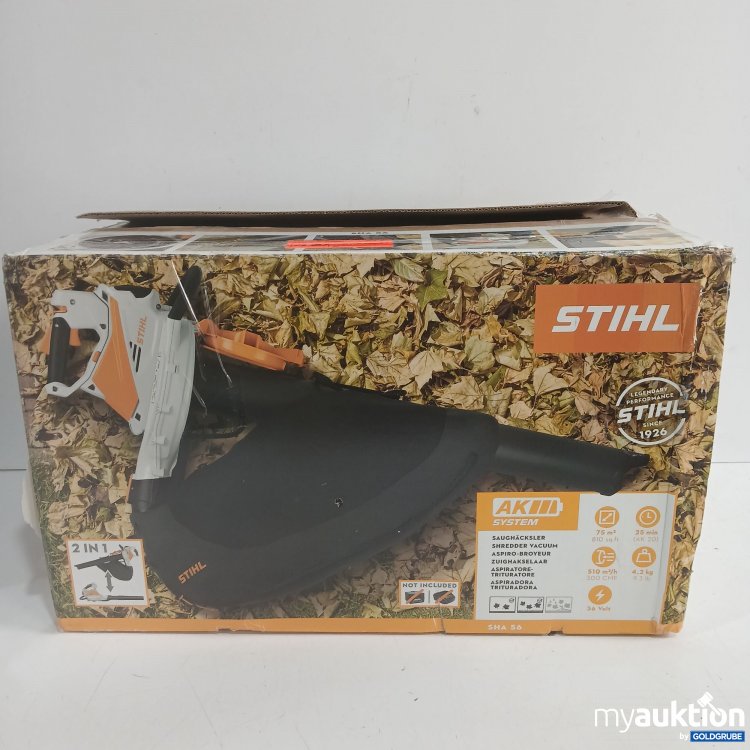 Artikel Nr. 525500: Stihl Saughäcksler SHA56 