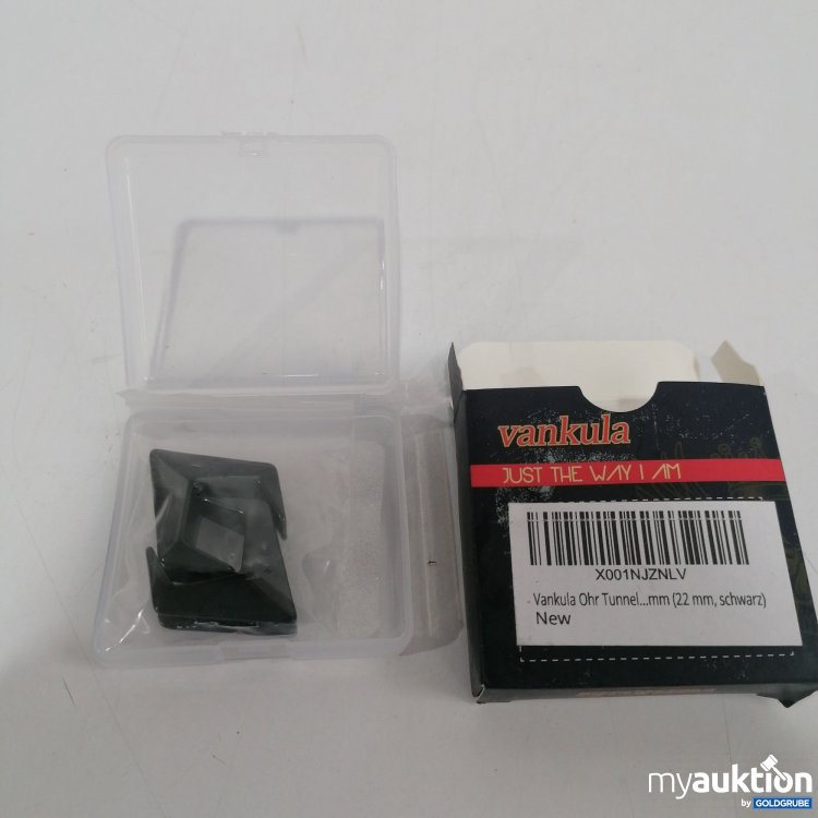 Artikel Nr. 859500: Vankula Ohr Tunnel 22mm Schwarz 