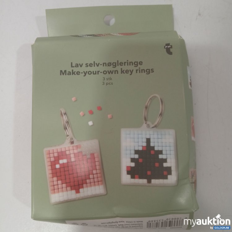 Artikel Nr. 873500: Lav selv -nøgleringe 3stk