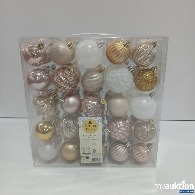 Artikel Nr. 912500 Artikel Nr. 912500: Xmas Baubles Weihnachtskugeln 50 Stück