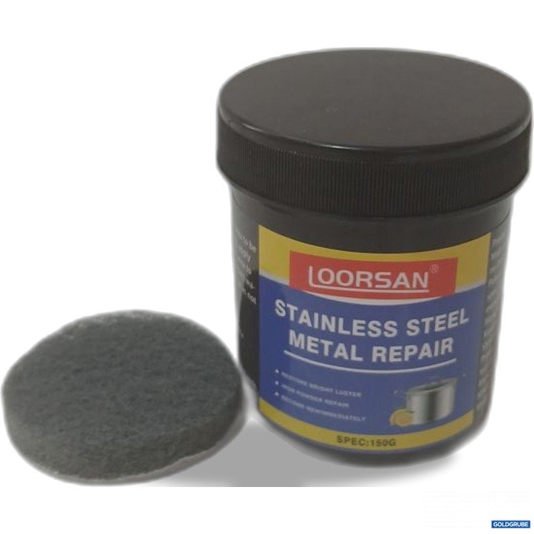 Artikel Nr. 933500 Artikel Nr. 933500: LOORSAN Stainless Steel Metal Repair 150g mit Schwämmchen