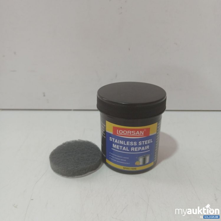 Artikel Nr. 933500 Artikel Nr. 933500: LOORSAN Stainless Steel Metal Repair 150g mit Schwämmchen