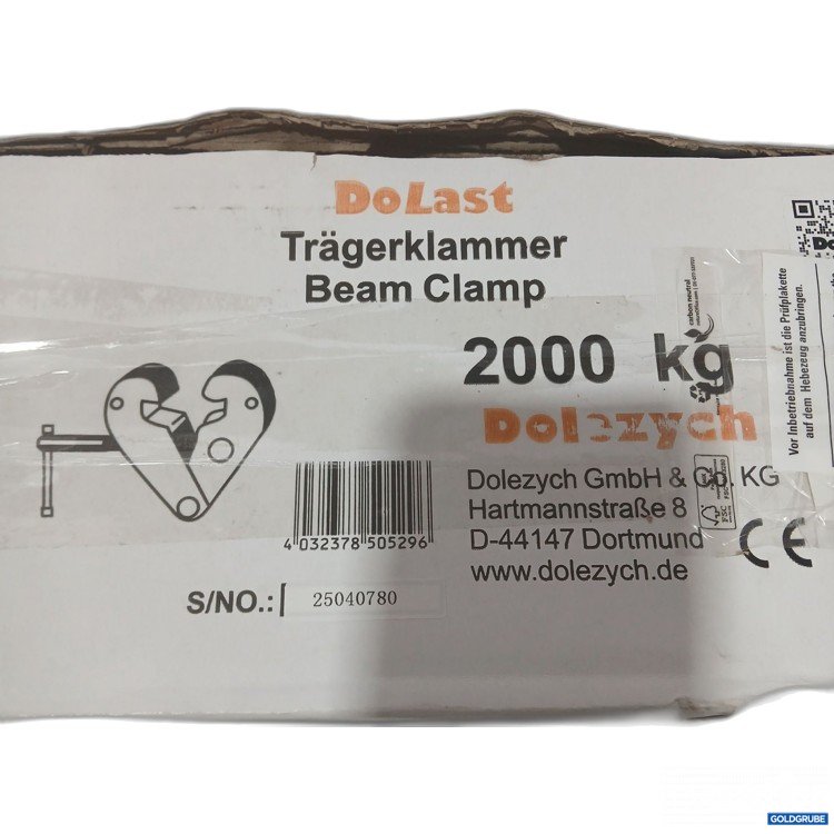 Artikel Nr. 993500 Artikel Nr. 993500: DoLast Trägerklammer 25040780 2000kg