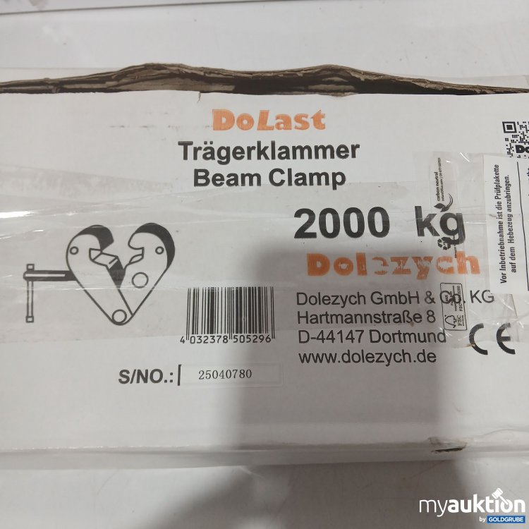 Artikel Nr. 993500 Artikel Nr. 993500: DoLast Trägerklammer 25040780 2000kg