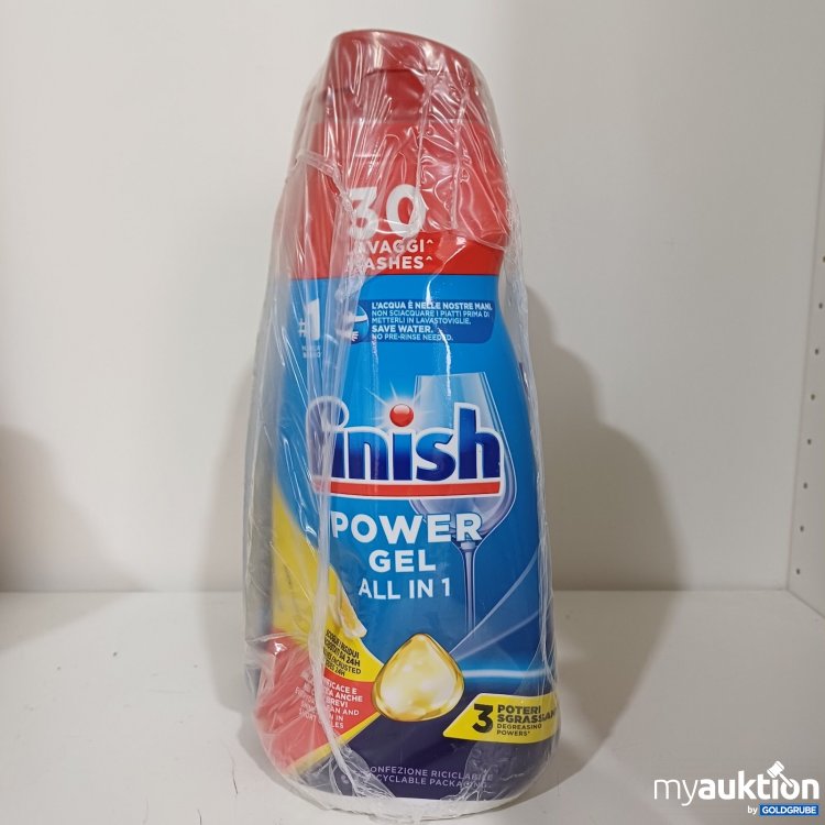 Artikel Nr. 471501: Finish Power Gel All in 1 Spülmaschinengel (30 Waschladungen) 4 x 600ml
