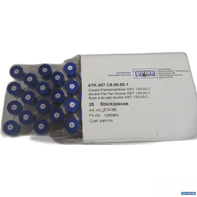 Artikel Nr. 524501: Lechler Doppel-Flachstrahldüse IDKT 120-03C 25Stk 