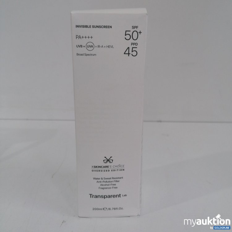 Artikel Nr. 833501 Artikel Nr. 833501: Transparent Lab Invisible Sunscreen 200ml