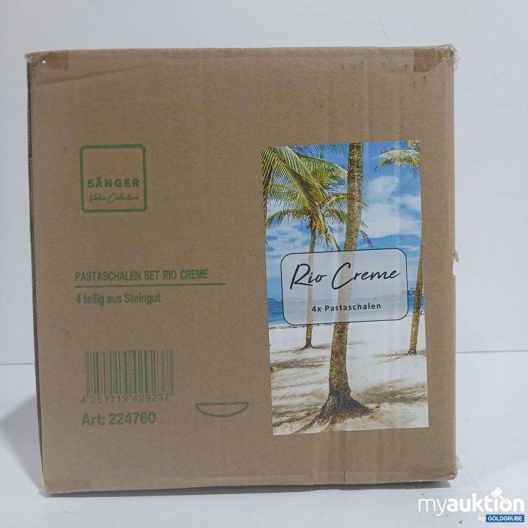 Artikel Nr. 855501 Artikel Nr. 855501: Sänger Value Collection Rio Creme Pastaschalen Set 4tlg aus Steingut