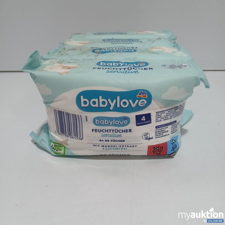 Artikel Nr. 869501 Artikel Nr. 869501: Babylove Feuchttücher 4x 80 Tücher