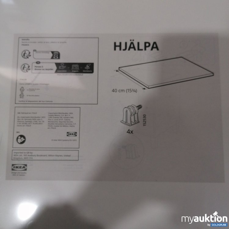 Artikel Nr. 896501: Ikea Hjälpa  60x40cm 3Stk 003.311.61