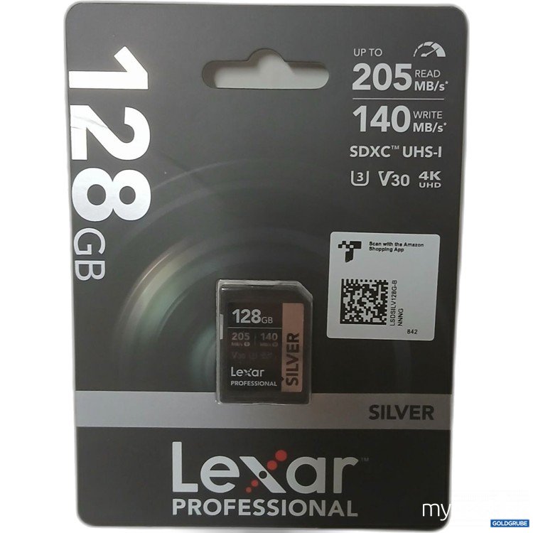 Artikel Nr. 917501 Artikel Nr. 917501: Lexar Professional Silver 128GB
