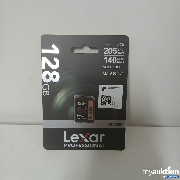 Artikel Nr. 917501 Artikel Nr. 917501: Lexar Professional Silver 128GB