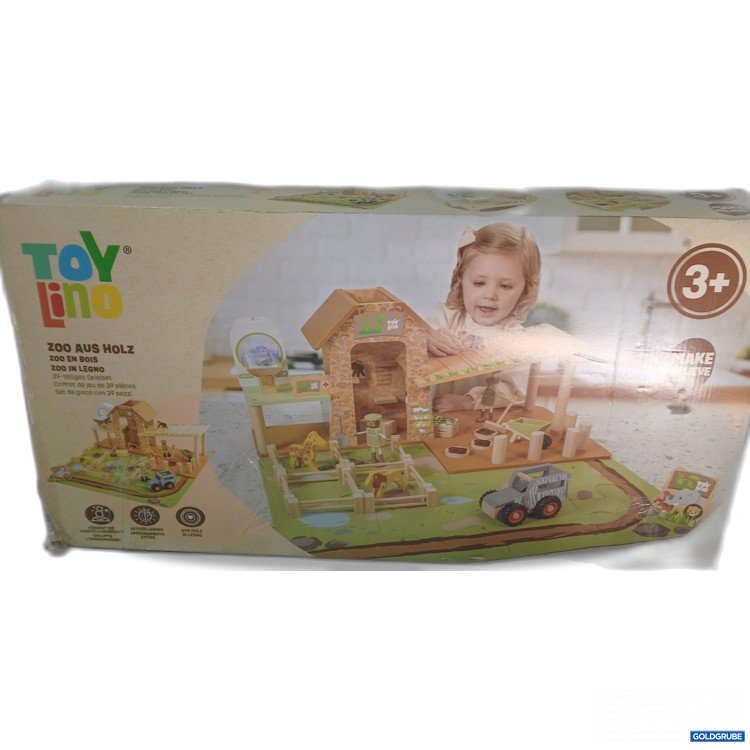 Artikel Nr. 961501: ToyLino Zoo aus Holz 39 teiliges Spielset 
