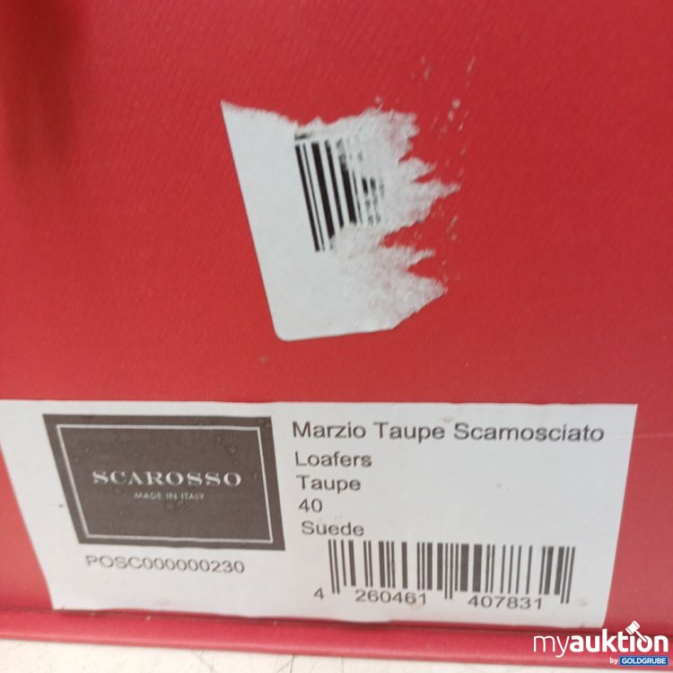 Artikel Nr. 980501 Artikel Nr. 980501: SCAROSSO Marzio Taupe Scamosciato Loafers