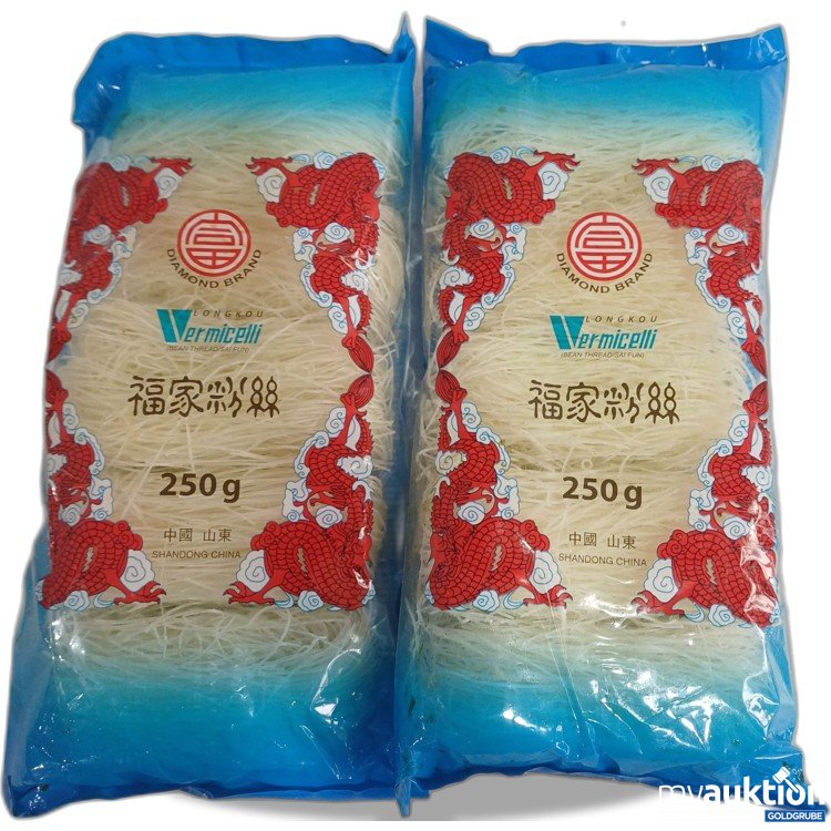 Artikel Nr. 983501: Diamond Brand Longkou Vermicelli Glasnudeln, 2x250g